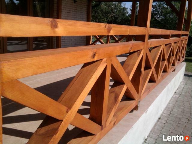 Zabudowa tarasów, pergol, altan