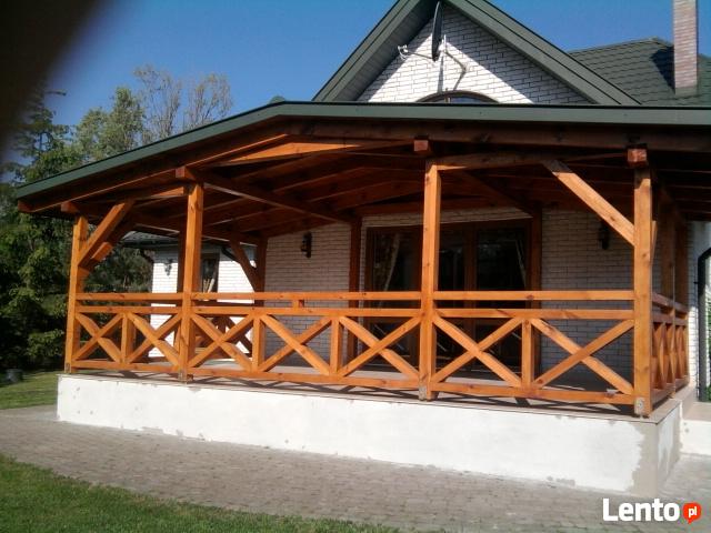 Zabudowa tarasów, pergol, altan