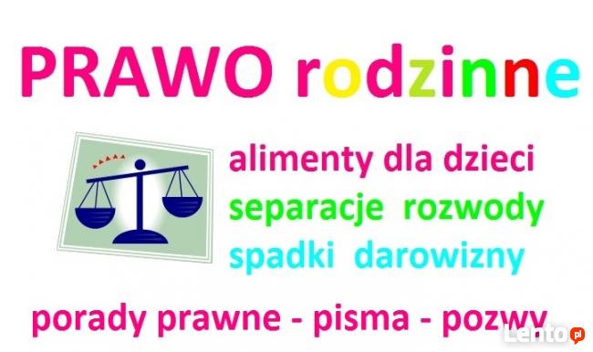 PRAWO RODZINNE - pomoc prawnika w sprawach rodzinnych PORADY