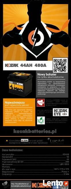 AKUMULATOR KOZAK KO440 44AH/480A 44AH KATOWICE