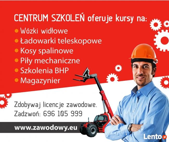Kurs na wózki widłowe. Cena promocyjna