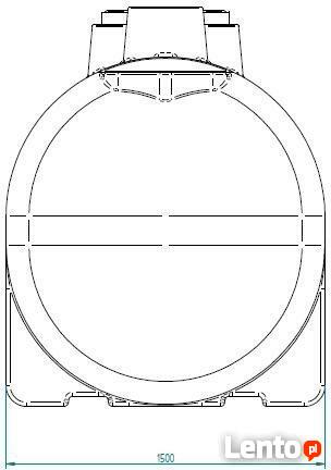 Zbiornik na deszczówkę 4000L szambo osadnik