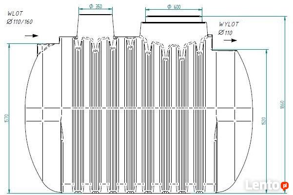 Zbiornik na deszczówkę 4000L szambo osadnik