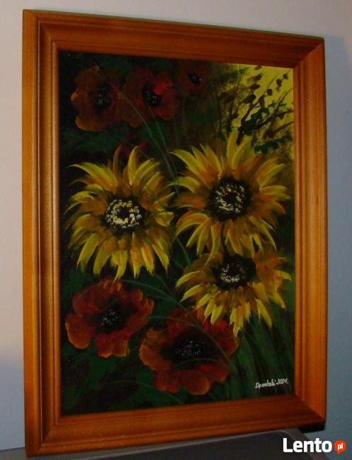 Obraz olejny Kwiaty