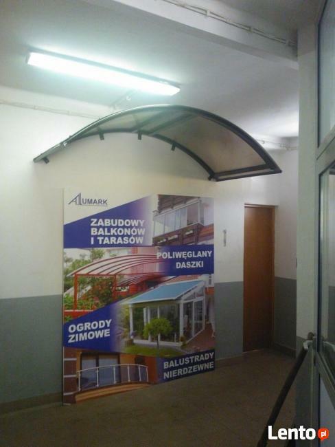 Daszki łukowe z poliwęglanu