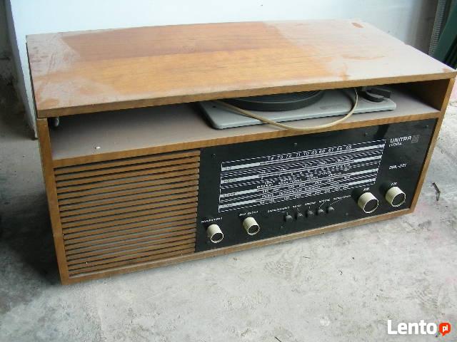 Unitra zabytkowe radio z gramofonem