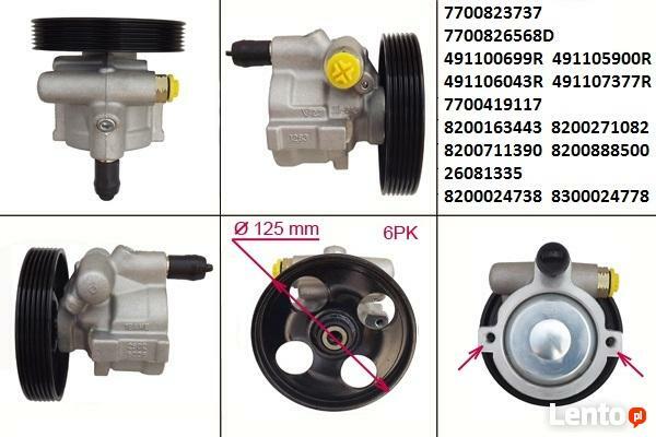 pompa wspomagania hydrauliczna OPEL MOVANO 1.9 2.2 2.5 DTI