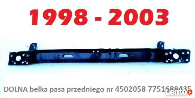 Wzmocnienie belka dolna pas przedni Renault Master 1998-03