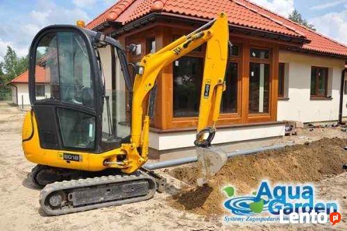 Aquagarden Zagospodarowanie wody deszczowej drenaż opaskowy