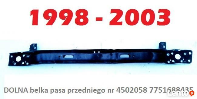 Wzmocnienie belka dolna pas przedni Opel Movano 1998-2003