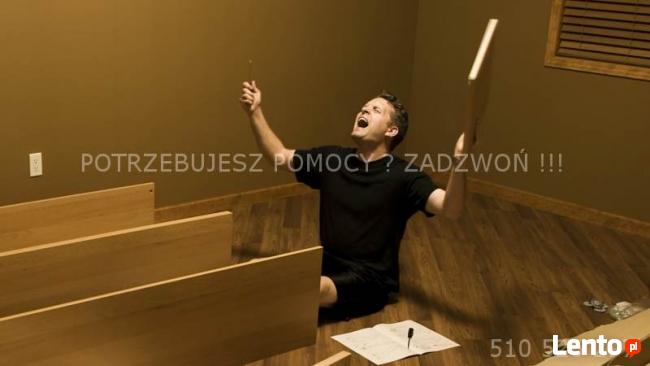 Składanie mebli, montaż mebli, skręcanie mebli - TANIO !!!