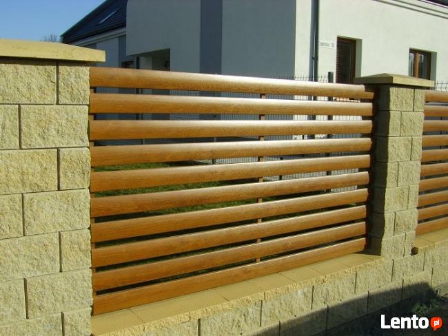 Ogrodzenie metalowe poziome