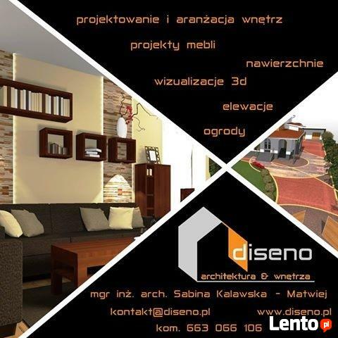 diseno - projektowanie / aranżacja wnętrz