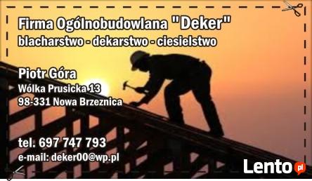 usługi blacharsko dekarskie ciesielskie malowanie dekarstwo