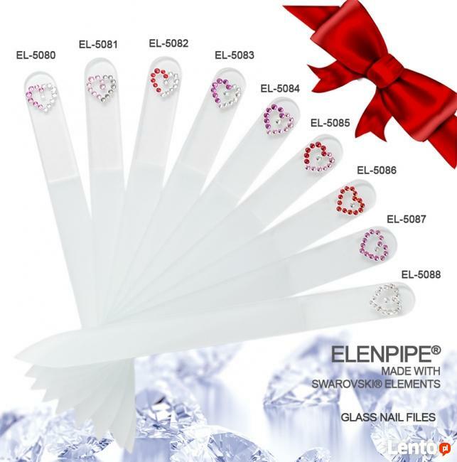 Prezent, upominek z sercem na walentynki - lusterko, pilnik