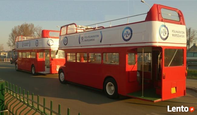 Piętrowy autobus CABRIO na wynajem!! Cała POLSKA!