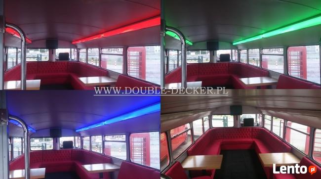 Imprezowy autobus piętrowy! Urodziny, kawalerskie, Panieński