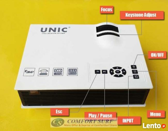 PILNE !! Projektor Rzutnik Multimed. LED HDMI USB XBOX PS 4