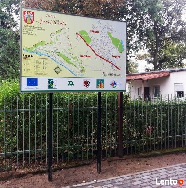 Tablice reklamowe, banery