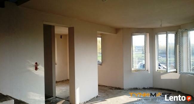 TYNKI MASZYNOWE gipsowe cementowo-wapienne POZNAŃ