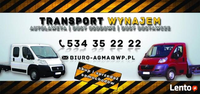 Autolaweta do wynajęcia najazd usługi transportowe