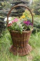 rowerek ogrodowy kosze kwiatowe wiklinowe rowerki traktorki