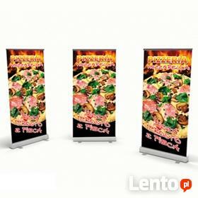Roll-up, roll upy, reklama stojąca, reklama wystawnicza poty