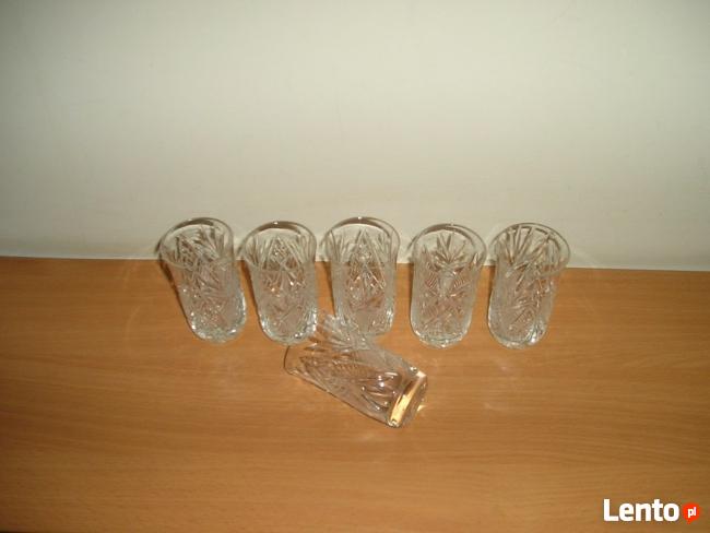 kryształ, literatki 6szt.+ kieliszki 6szt.
