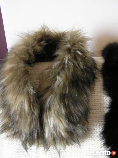 Dł85cm/szer16 cmFuterko z gumkami Jenot sztuczny do kaptura