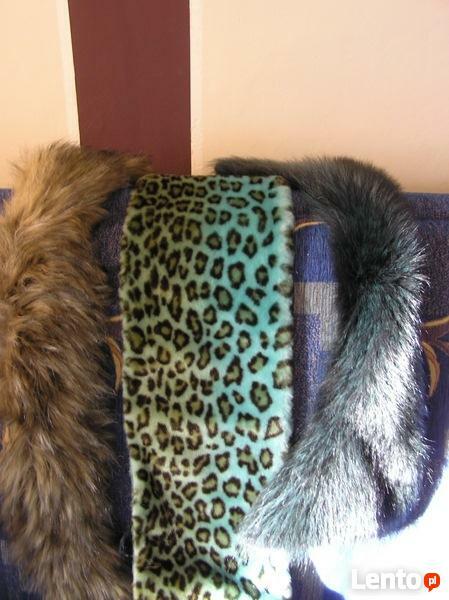 Dł85cm/szer16 cmFuterko z gumkami Jenot sztuczny do kaptura