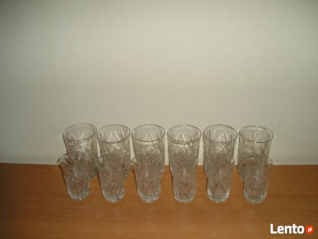 kryształ, literatki 6szt.+ kieliszki 6szt.