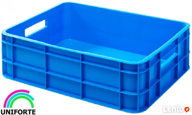 Pojemniki skrzynki plastikowe magazynowe transportowe PP125
