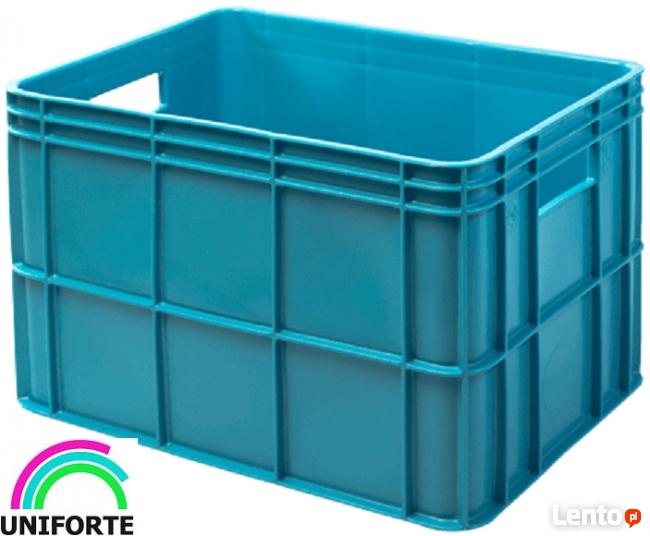 Pojemniki skrzynki plastikowe magazynowe transportowe P-267