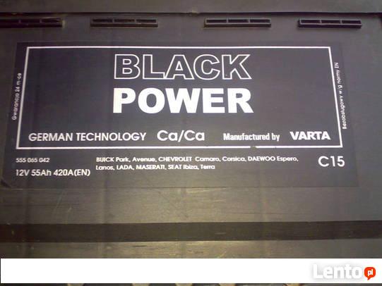 Akumulator 55Ah Varta Black Power nowy Wrocław gwarancja 2 l