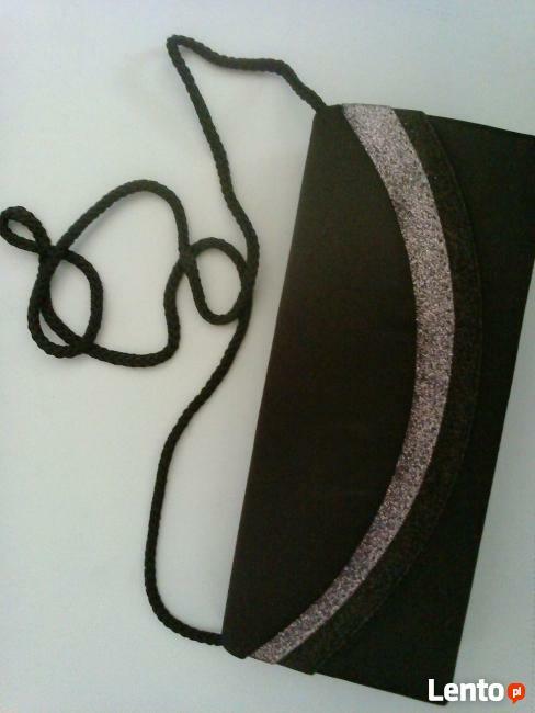 Czarna kopertówka Blue Shadow