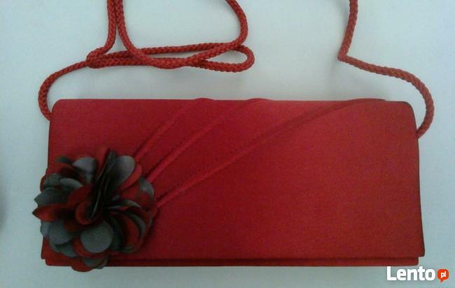 Bordowa kopertówka Blue Shadow