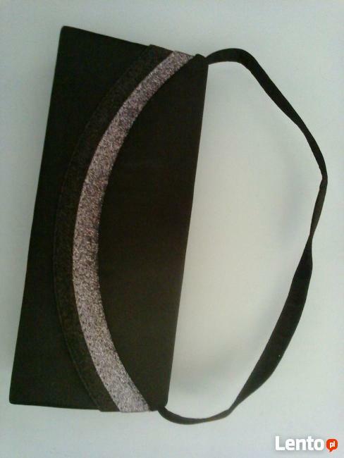 Czarna kopertówka Blue Shadow