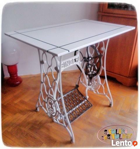 Stół Stolik SINGER blat z CORIANU Stoliki