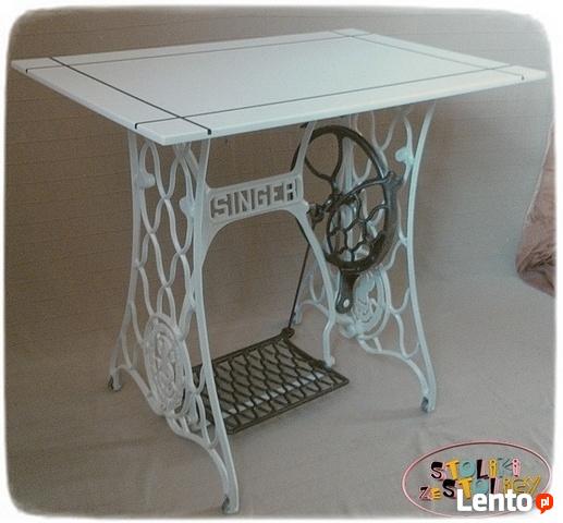 Stół Stolik SINGER blat z CORIANU Stoliki