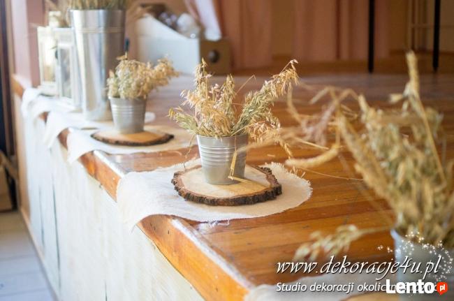 Dekoracje sal weselnych, kościołów, aut