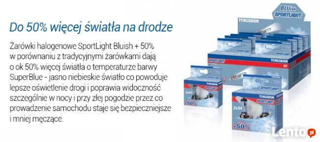 ŻARÓWKI TUNGSRAM SPORTLIGHT BLUish +50% H1 KATOWICE