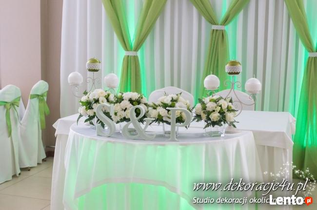 Dekoracje sal weselnych, kościołów, aut