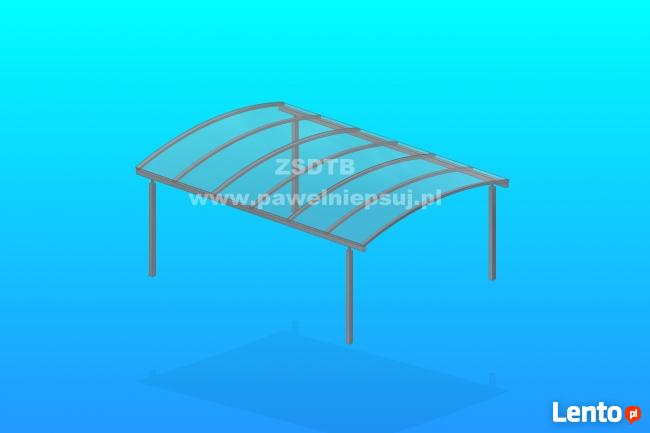 Wiata na samochód, wiata stalowa, wiata metalowa