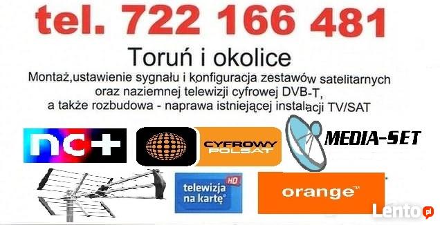 Montaż anteny satelitarne naziemne Serwis RTV-SAT Media-Set