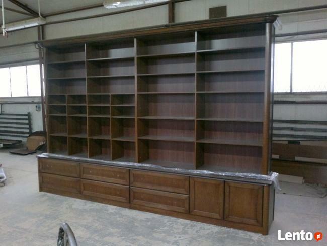 Regał, biblioteka na zamówienie, producent mebli