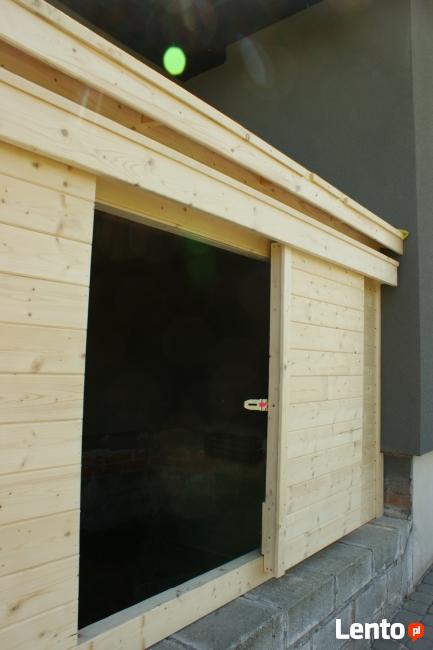 skład na drewno węgiel narzędzia opał altanki domki