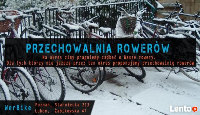 Przechowalnia rowerów Poznań Luboń // sklep rowerowy WerBike