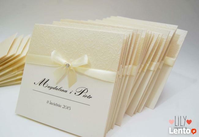 Oryginalne Zaproszenia na Ślub i wszystkie dodatki Ślubne