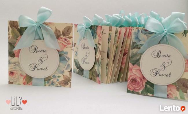 Oryginalne Zaproszenia na Ślub i wszystkie dodatki Ślubne