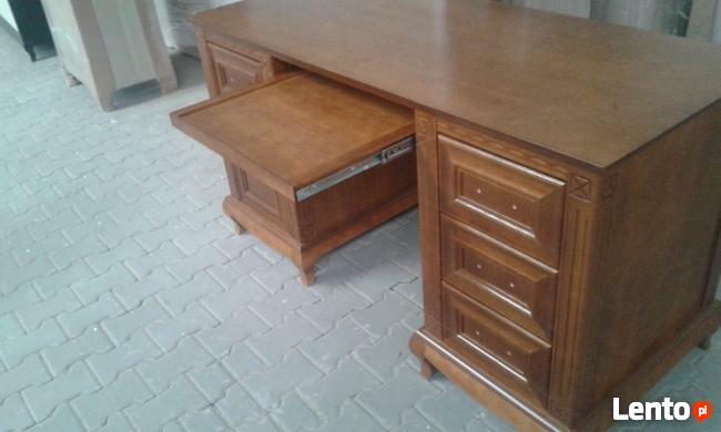 Biurko ekskluzywne, ludwik, kolory, drewno dębowe- producent